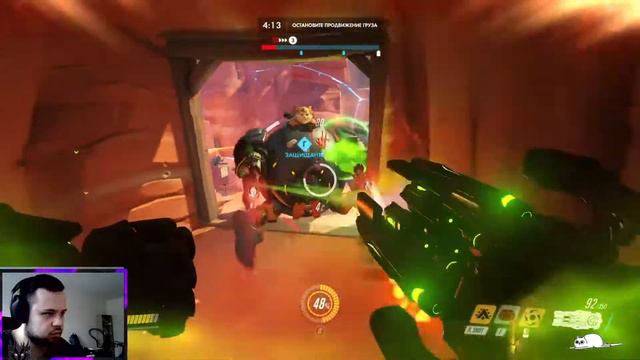 Если сразу не вышло, взорвем еще раз! XD в Overwatch) смотреть онлайн