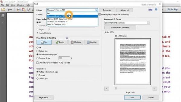 How to Convert Color PDF to Black & White