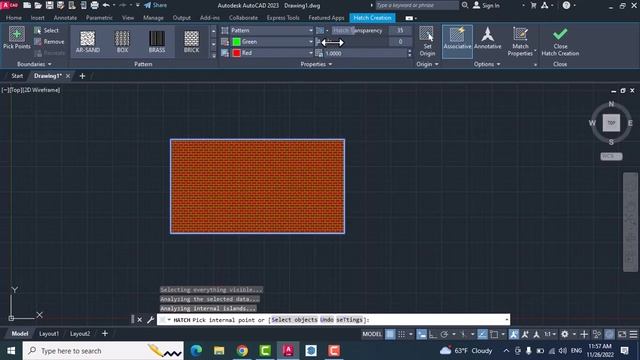 How to add a hatch in AutoCAD 2023 смотреть онлайн