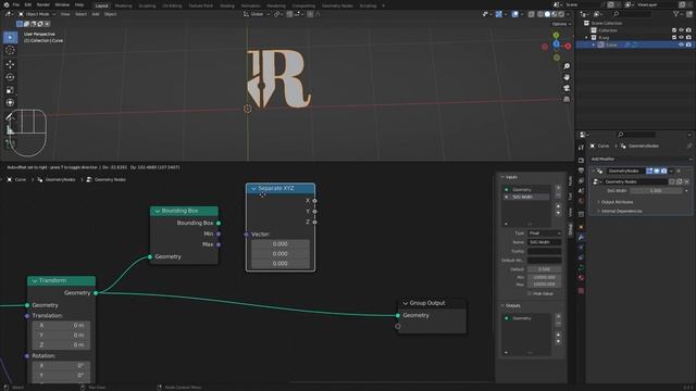 3D Glowing SVG with Geometry Nodes [3.3] ✒️ смотреть онлайн