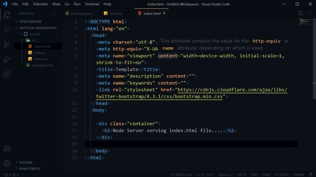How to Create & Use a Node Web Server (Serve Project at Public URL) смотреть онлайн
