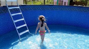 Бассейн Каркасный Морозоустойчивый. Купаться в Каркасном Бассейне летом на даче