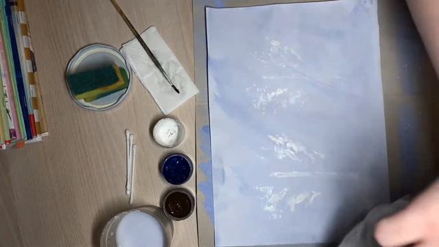 Нетрадиционная техника рисования «Зимний лес» смотреть онлайн