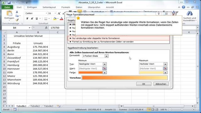 In Excel automatisch Farbe in Zellen einfügen смотреть онлайн