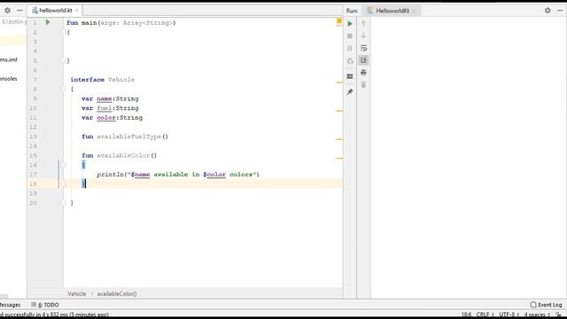 Kotlin Tutorial - 28 - Working with Interface смотреть онлайн