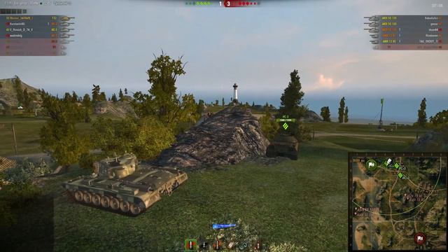 Командный бой против пяти французских танков с барабанами WOT смотреть онлайн