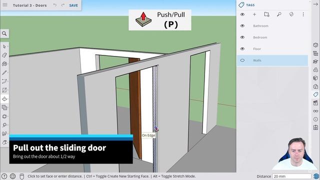 Sketch Up - Tiny House Tutorial 3 - Building Doors смотреть онлайн
