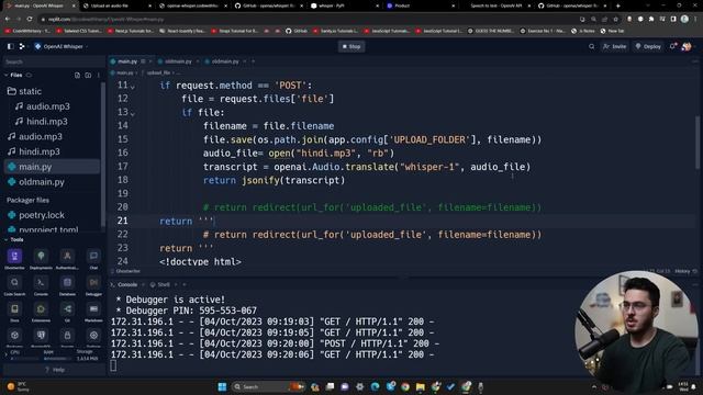 OpenAI Whisper Tutorial + Audio to Text Translator Website Project ? смотреть онлайн