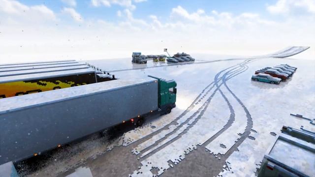 Cars Attacking Giant Icebreaker Ship | Teardown смотреть онлайн