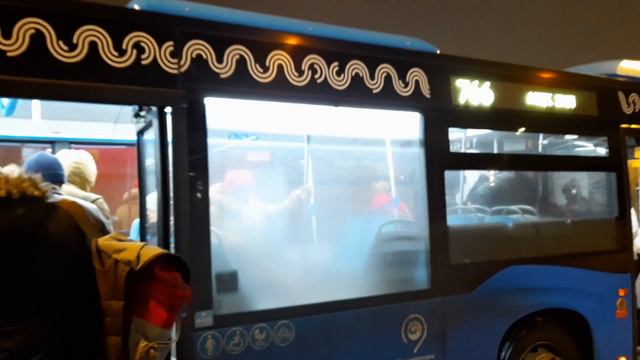 Автобус НефАЗ-5299-40-52 следует по маршруту 766 "м. Стахановская - МЦК Зил" смотреть онлайн