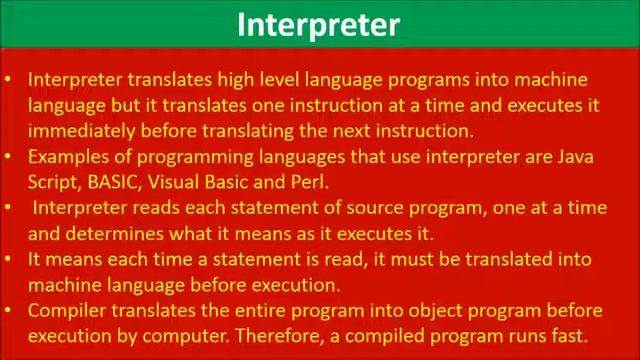 Computer Science Chapter 02 Lecture 05 || Federal Board Lecture Notes Compiler and Interpreter смотреть онлайн