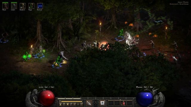 Diablo 2 Resurrected | Necromancer Walkthrough Nightmare Difficulty ACT 3 (No Commentary Gameplay) смотреть онлайн