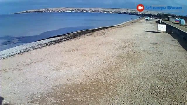 Пляж в Щёлкино, 18.11.2016 - time-lapse с камеры 5 смотреть онлайн