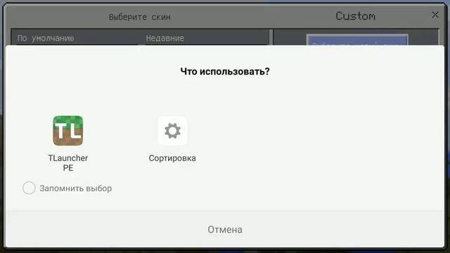 Как установить скин в Minecraft  Pocket Edition TLauncher PE