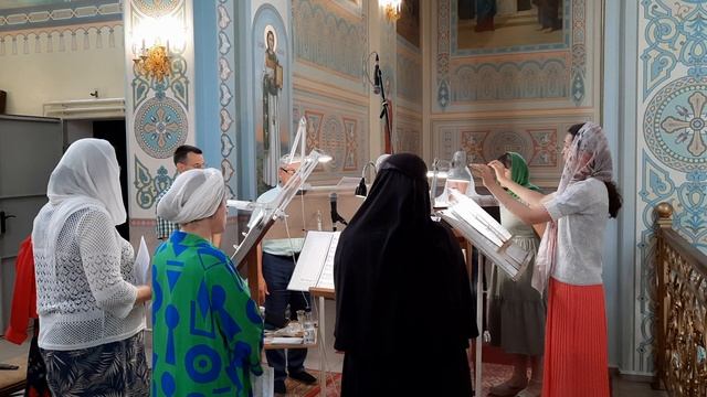 "Сподоби Господи..." глас 6 смотреть онлайн