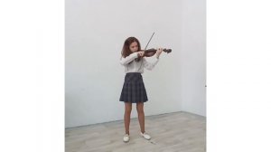 «Неаполитанская песенка» П.Чайковский - Бердиева Самира, 12 лет, скрипка.
