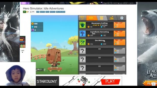 Armor Games! |Hero Simulator--Idle Adventures| [#1] смотреть онлайн