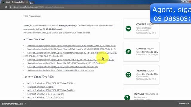 COMO INSTALAR O TOKEN (SAFENET) смотреть онлайн
