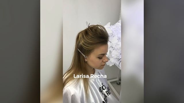 Высокий пучок с Ларисой Реча ). смотреть онлайн