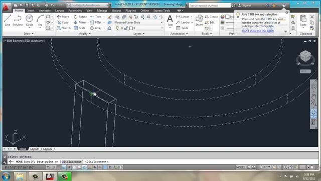 AutoCAD 2013 - 3D Modeling Basics - Coat Rack - Brooke Godfrey смотреть онлайн
