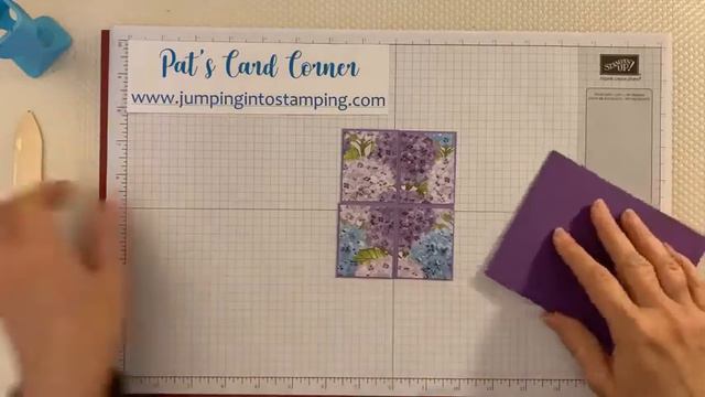 Puzzle Card with Hydrangea Hill DSP смотреть онлайн