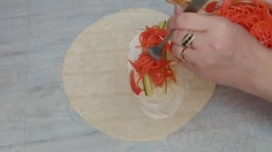 Постная шаурма.Домашняя шаурма вкусная???