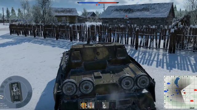 [War Thunder] Total destruction of ASU-57 on brumbar смотреть онлайн