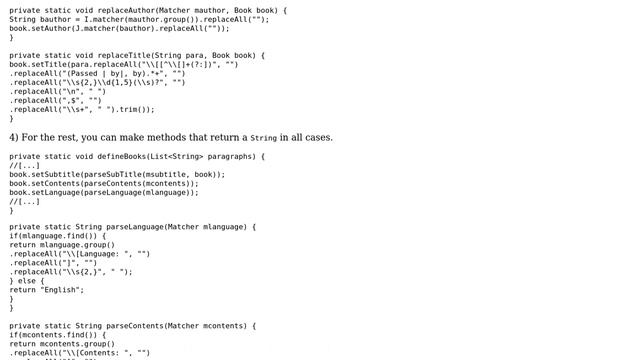 Code Review: Java regex and replaceAll to extract strings into objects (3 Solutions!!) смотреть онлайн