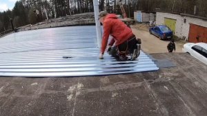 Крыша на гараже своими руками.