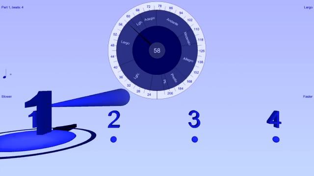 4/4 with decreasing click - fades away to silence every four measures. From "Beyond the Metronome" смотреть онлайн