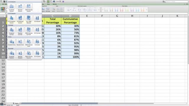 How to Create A Pareto Chart Like A Pro in Excel | Pareto Principle Example смотреть онлайн
