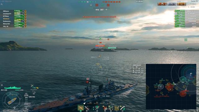 Wows Clan Battles. TFS-X vs All. Zao. 2018.07.11 20 55 56 смотреть онлайн