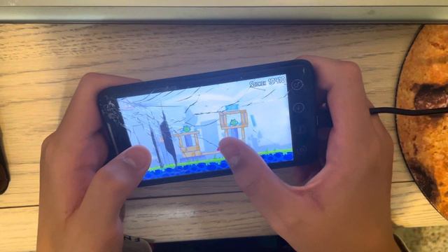 Angry Birds (Nokia N900) (v1.1.0) (Android Port) On My HTC Evo 4G (PC36100) (Sprint) (Android 2.3.5