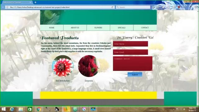 how to make fixed positioned footer in CSS and HTML tutorial смотреть онлайн