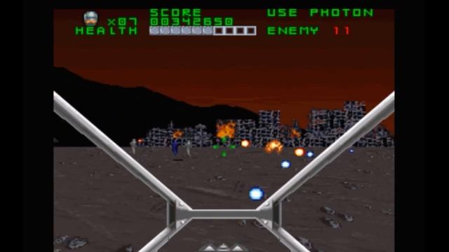 Super Nintendo (Snes) 16-bit Robocop VS Terminator Stage 8 (Flight to Skynet)
