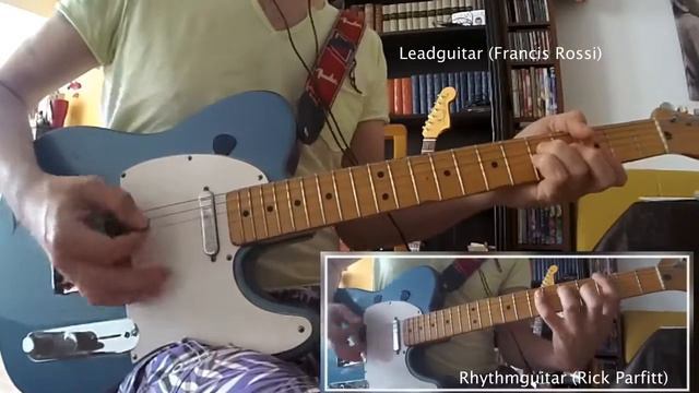 Status Quo - "Something 'bout You Baby I Like" (Guitar-Cover / Lead- and rhythmguitar) смотреть онлайн