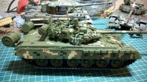 модель танка т 80 бв почти готов вот что вышло !