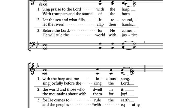 Psalm 98 • CANTOR edition • The Lord comes to rule the earth with justice смотреть онлайн