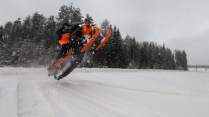 покатушки на снегоходах Arctic Cat, BRP, Yamaha