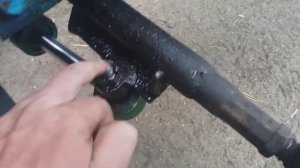 Как установить рулевой цилиндр на трактор т 40