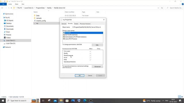 How to find My.ini Mysql file location in Windows tutorial 2023 смотреть онлайн