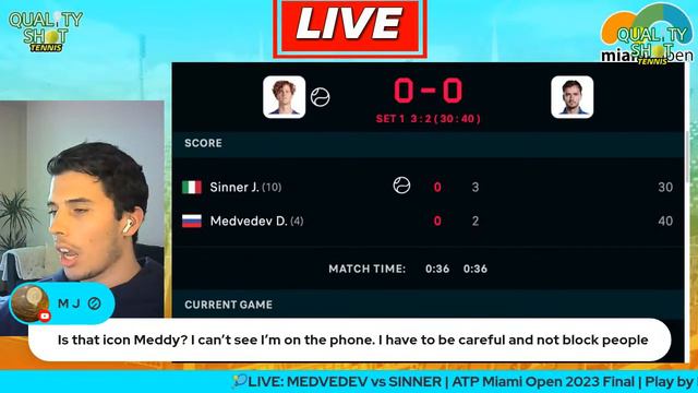 🎾MEDVEDEV vs SINNER | Miami Open 2023 Final | LIVE Tennis Play-by-Play Stream | QualityShot Tennis смотреть онлайн
