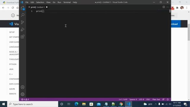 How to setup Python for VSCode in 2023 in 5mins! | Install Python and Setup VSCode for Windows 10 смотреть онлайн