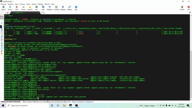 PgPool + Postgresql 10, Query Load Balancing & Connection Pool смотреть онлайн