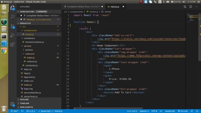 React Redux tutorial in Hindi #10 complete flow смотреть онлайн