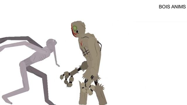 Scp 096 vs Scp 173 Short (Stick Nodes Animation) смотреть онлайн