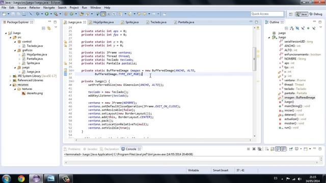 Java - Juego de rol 2D - 11 Gráficos en pantalla смотреть онлайн