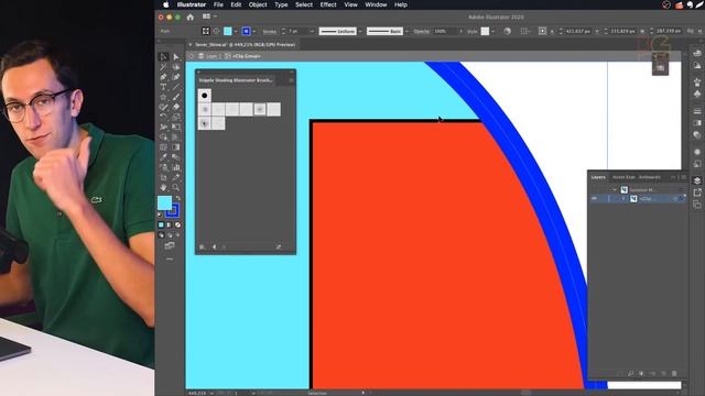 Как сделать обтравочную маску в иллюстраторе | Урок Adobe Illustrator смотреть онлайн