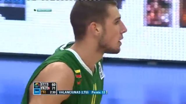 Jonas Valanciunas .vs Serbia @Eurobasket2011 (07-09-2011)