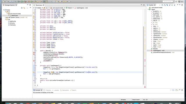 [Java] Create a Snake with Swing and Java 2D - Part 2 смотреть онлайн